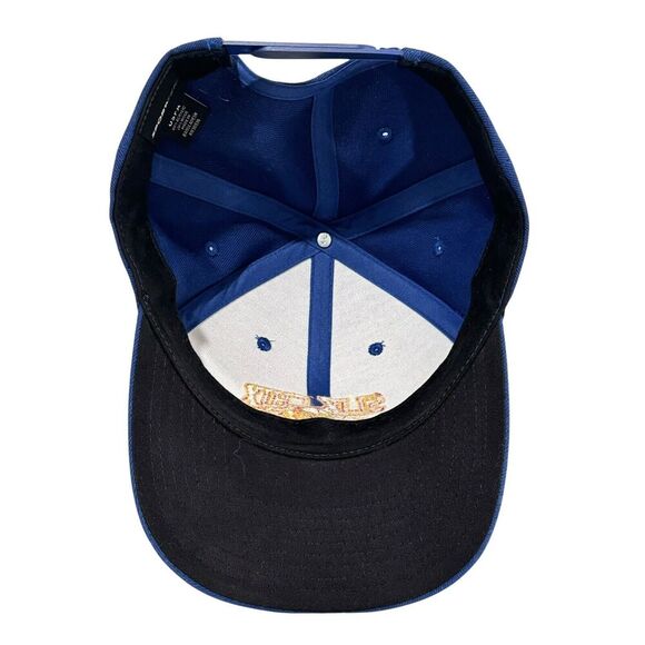 Slik Chix Womens Blue Baseball Hat OSFA Adjustable Wool Blend Girl Boss Feminist - Picture 9 of 12